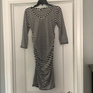 Nom Maternity Striped “Ellie” dress size Large